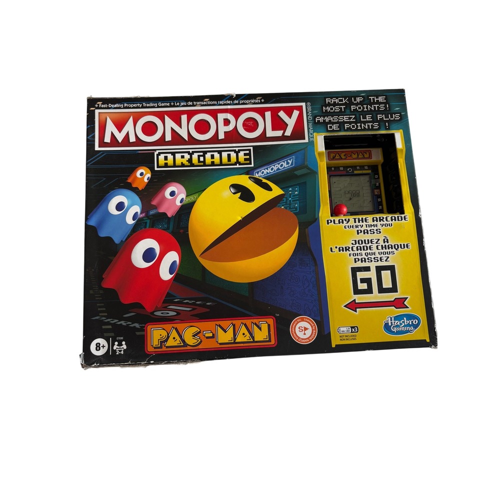 Hasbro Monopoly Arcade Pac-Man Board Game with‎ Electronic Banking Unit E7030